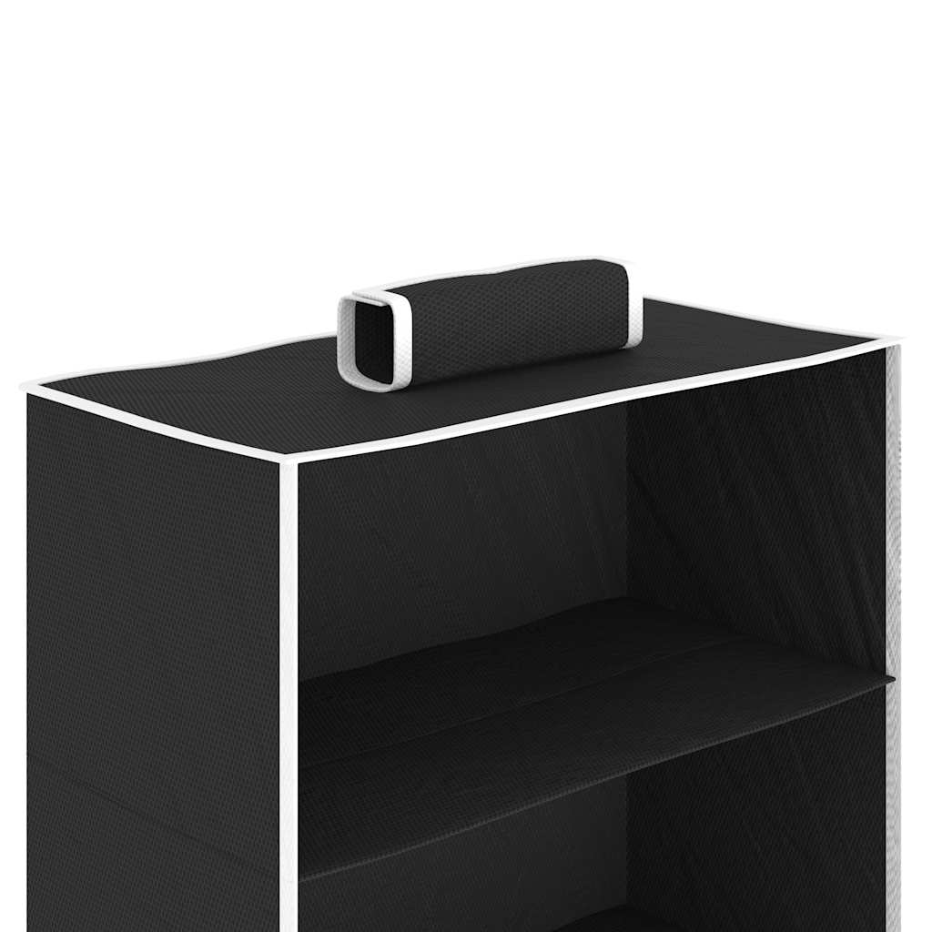 Hængeopbevaring 2 stk. med 6 hylder stof - number 7.