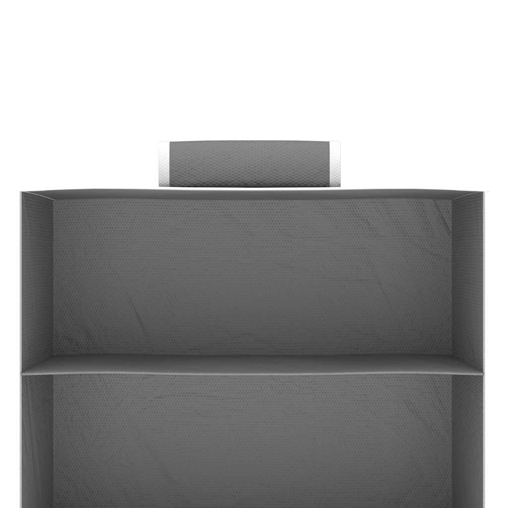 Viseće spremište kom. s 10 polica tkanina - siva, 30 x 15 x 120 cm, 2, 1 - number 8.