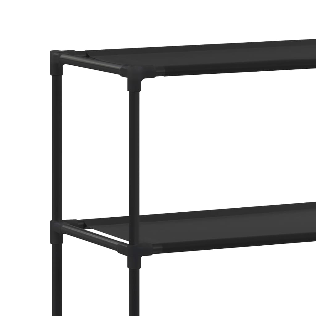 Storage rack with 3 shelves 69x28x169 black - number 6.