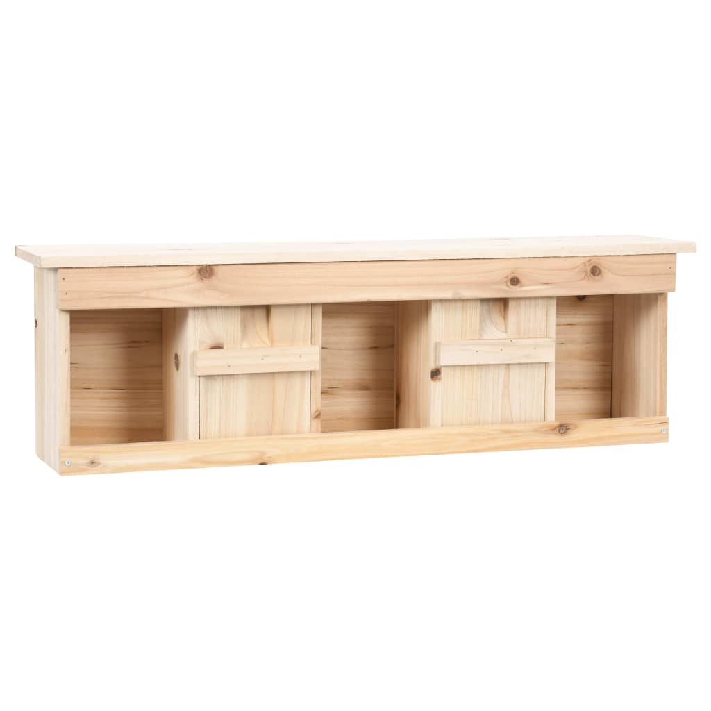 Maison pour moineaux avec 5 pièces 68x15x21 cm en bois de pin - number 2.
