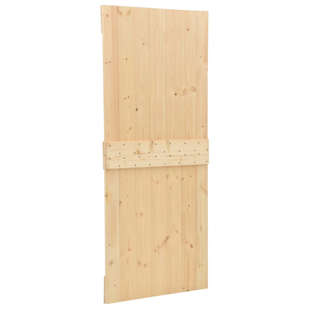Dør 90x210 cm massivt fyrretræ - number 4.