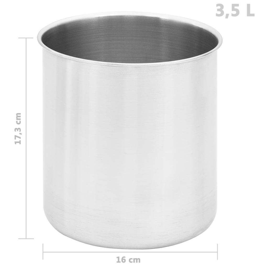Saucedispenser 2 x 3,5 l rustfrit stål - number 9.