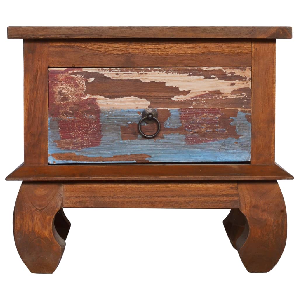 Sengeskab 45x35x40 cm genanvendt teaktræ - number 3.