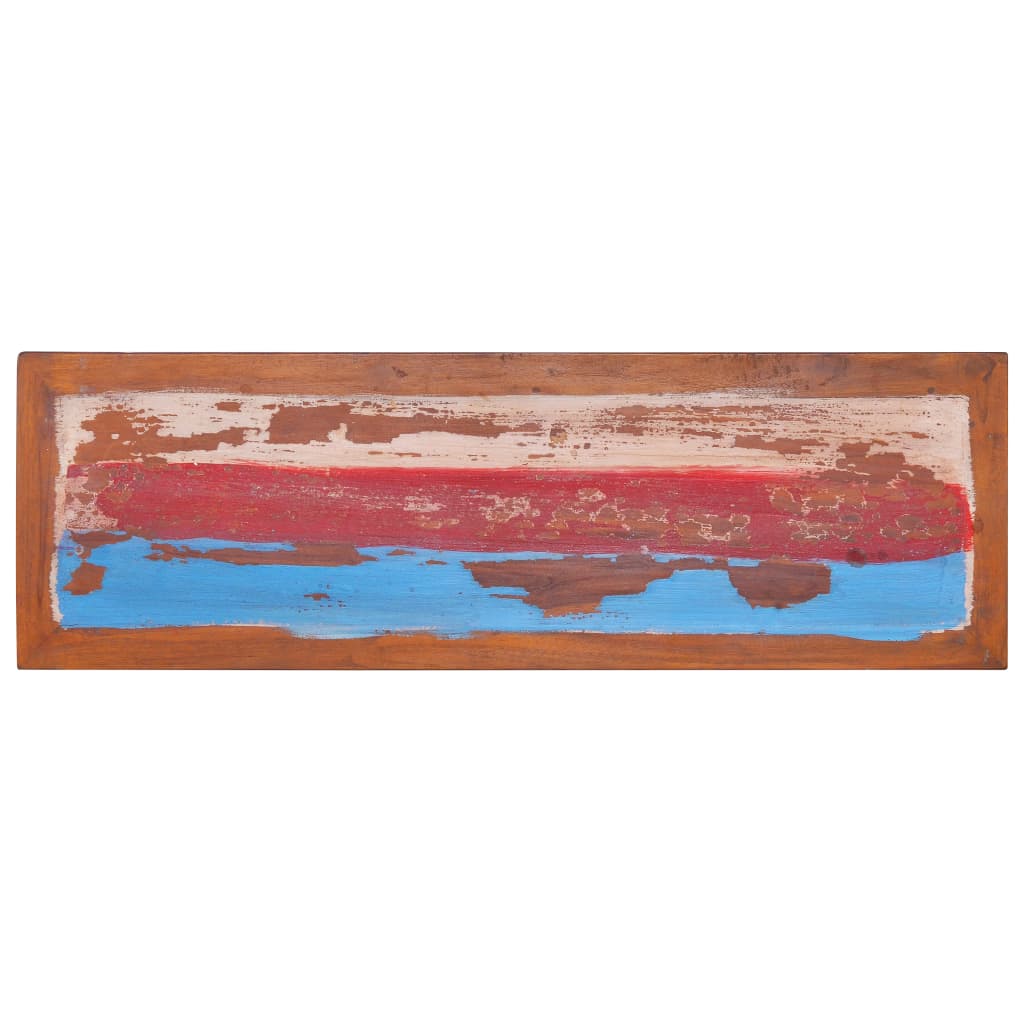 Tv-skab 110x35x40 cm genanvendt teaktræ - number 6.