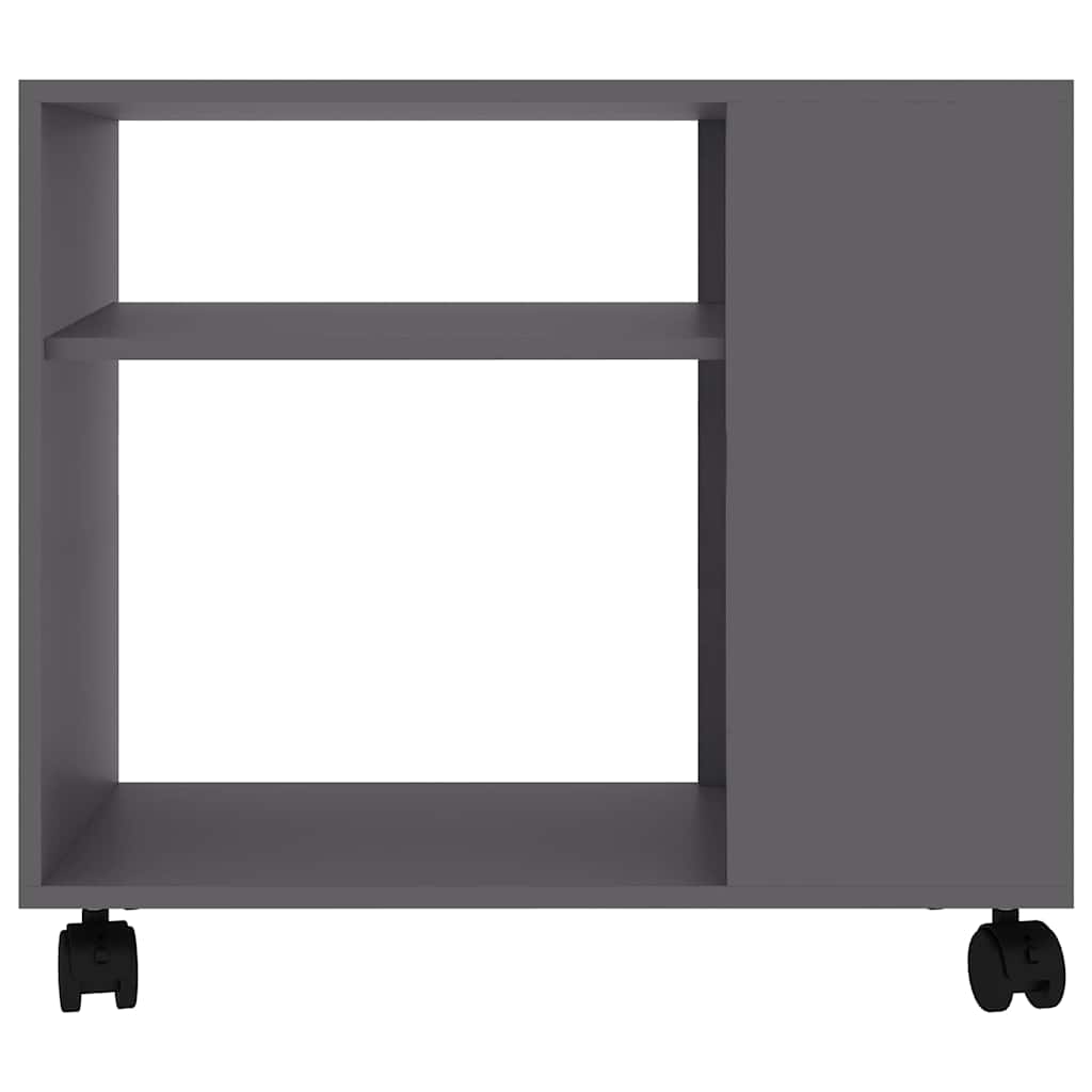 Sidebord 70x35x55 cm konstrueret træ - grå, 1 - number 4.