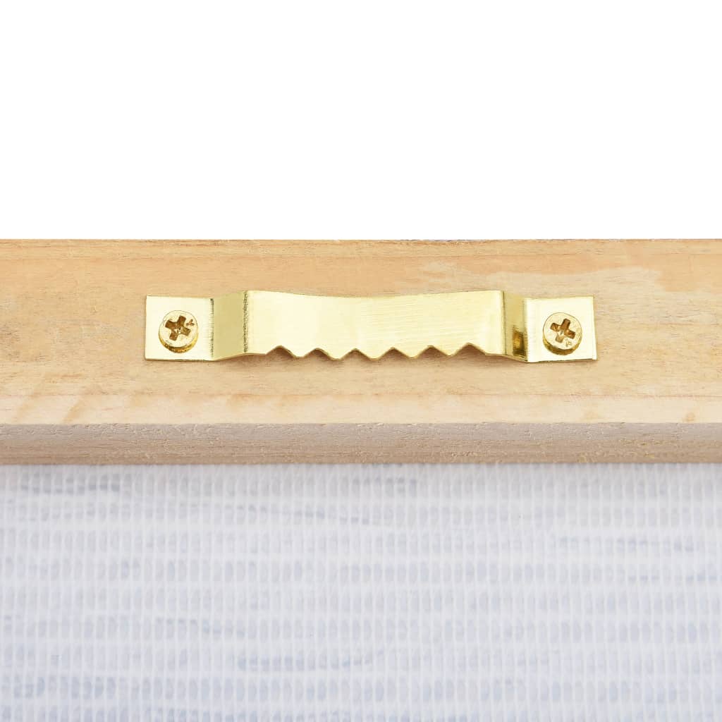 Lærredsprint blomster i vase 150x60 cm flerfarvet - number 3.