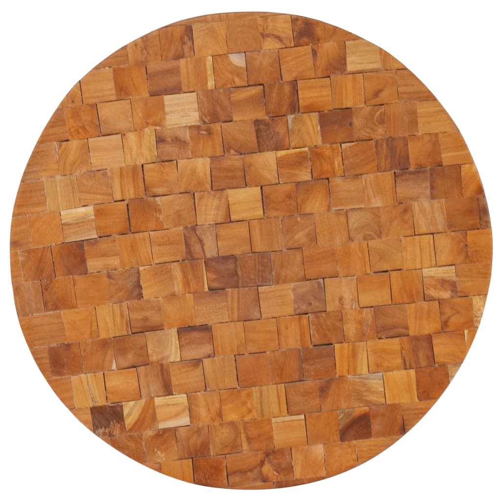 Sofabord 60x60x35 cm massivt teaktræ - number 5.