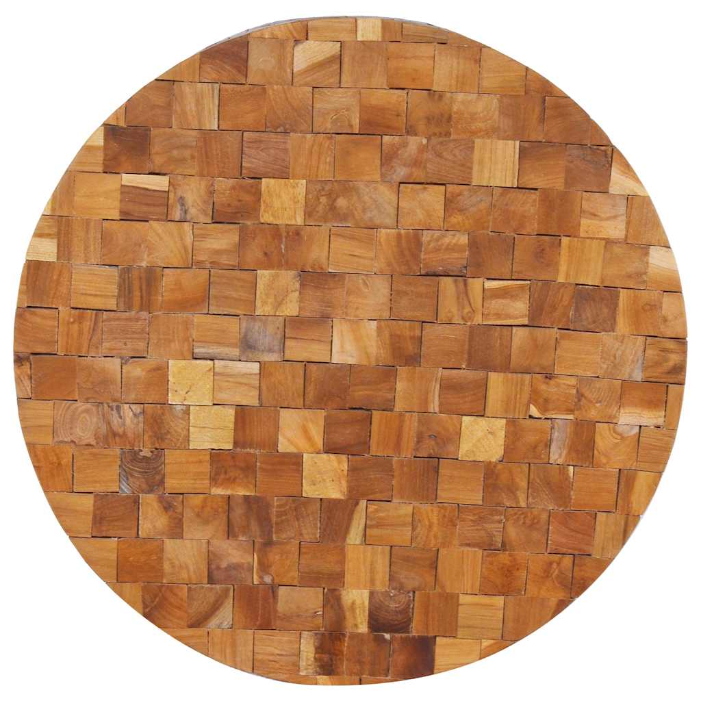 Sofabord 60x60x35 cm massivt teaktræ - number 7.