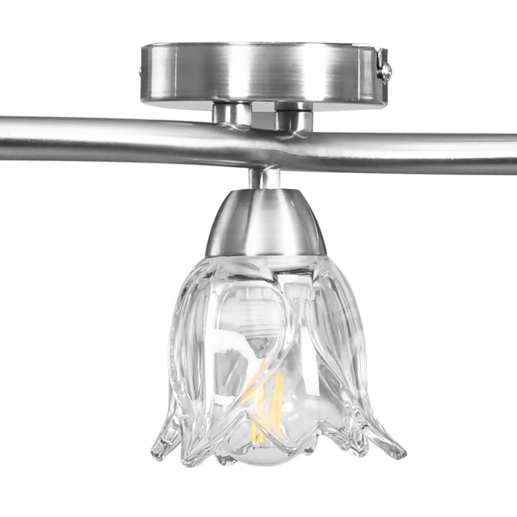 Loftlampe transparente glasskærme til e14-pærer tulipanform - 1, 3, tulipan - number 7.