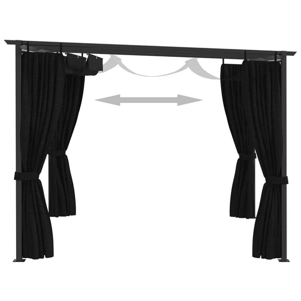 Pavillon 4x3 m antracitgrå - number 6.