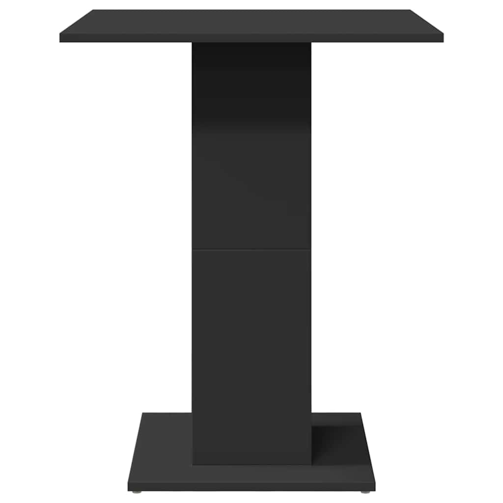 Bistrobord 60x60x75 cm konstrueret træ - sort, 1 - number 5.