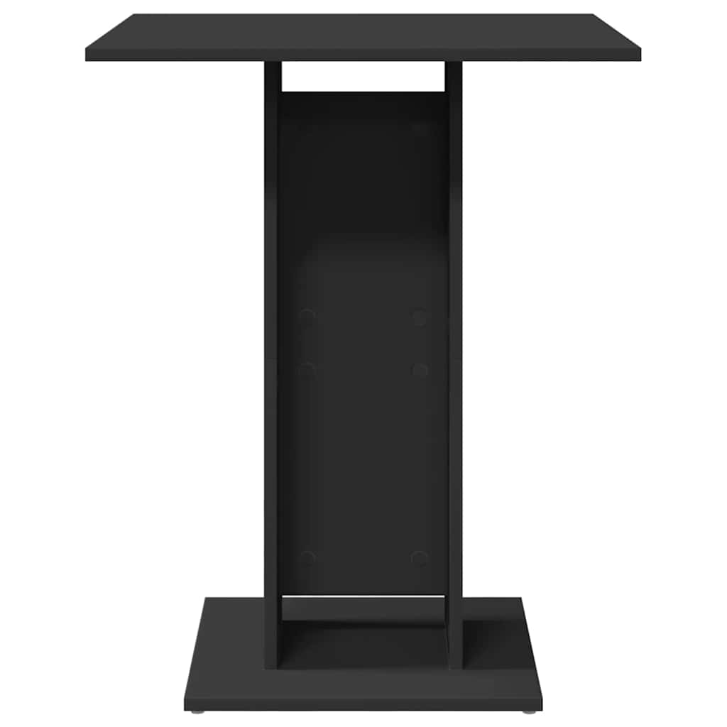 Bistrobord 60x60x75 cm konstrueret træ - sort, 1 - number 4.