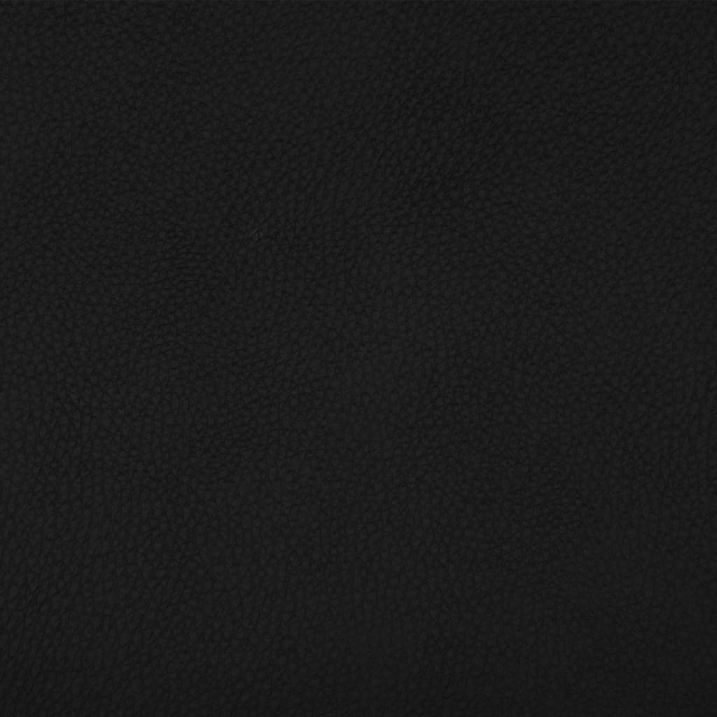 Kontorstol med hjul kunstlæder - sort, 1 - number 10.