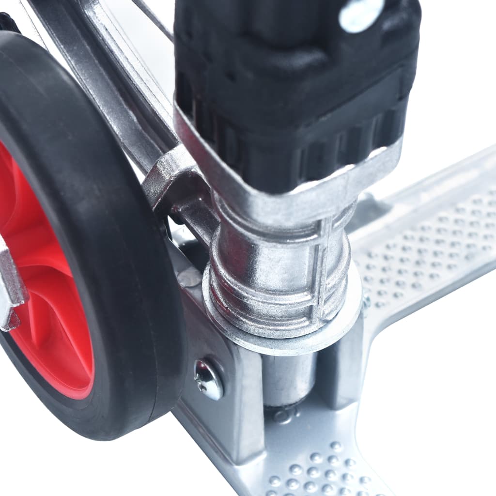 Foldbar transportvogn til trapper 70 kg aluminium sølvfarvet - number 8.