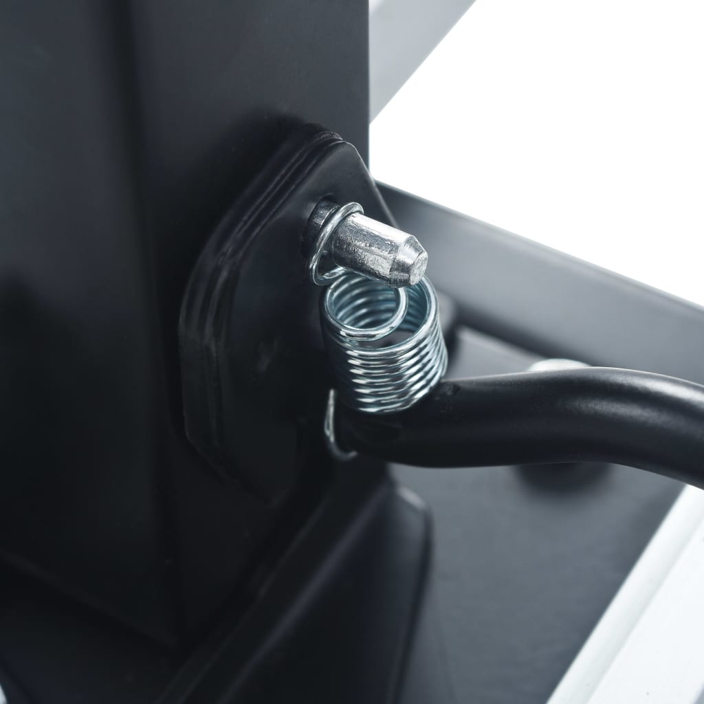 Foldbar transportvogn 150 kg aluminium sølvfarvet - number 8.