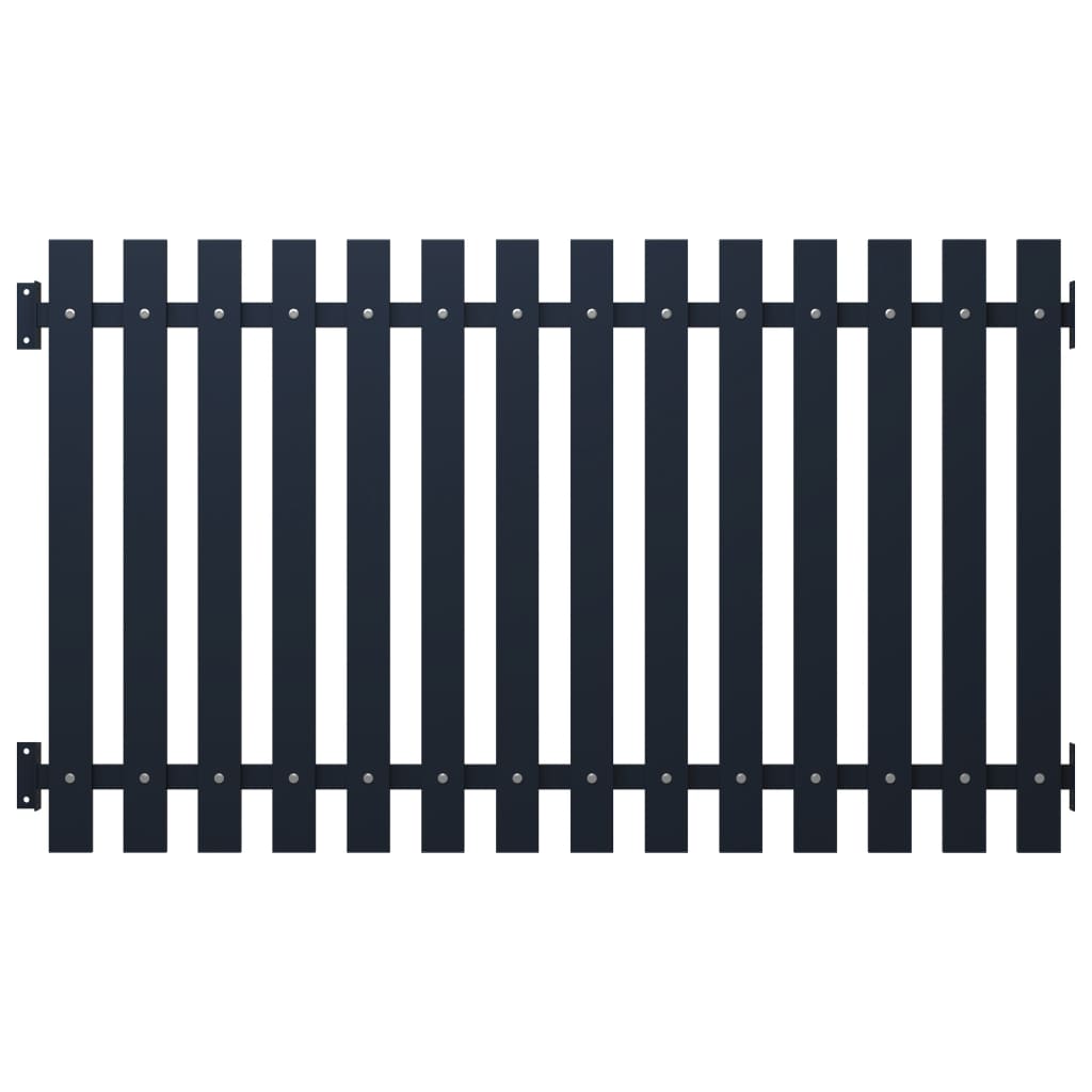 Ploča ograde 170.5x75 cm u prahu, čelični antracit sivi - 170,5 x 75 cm, 1 - number 1.