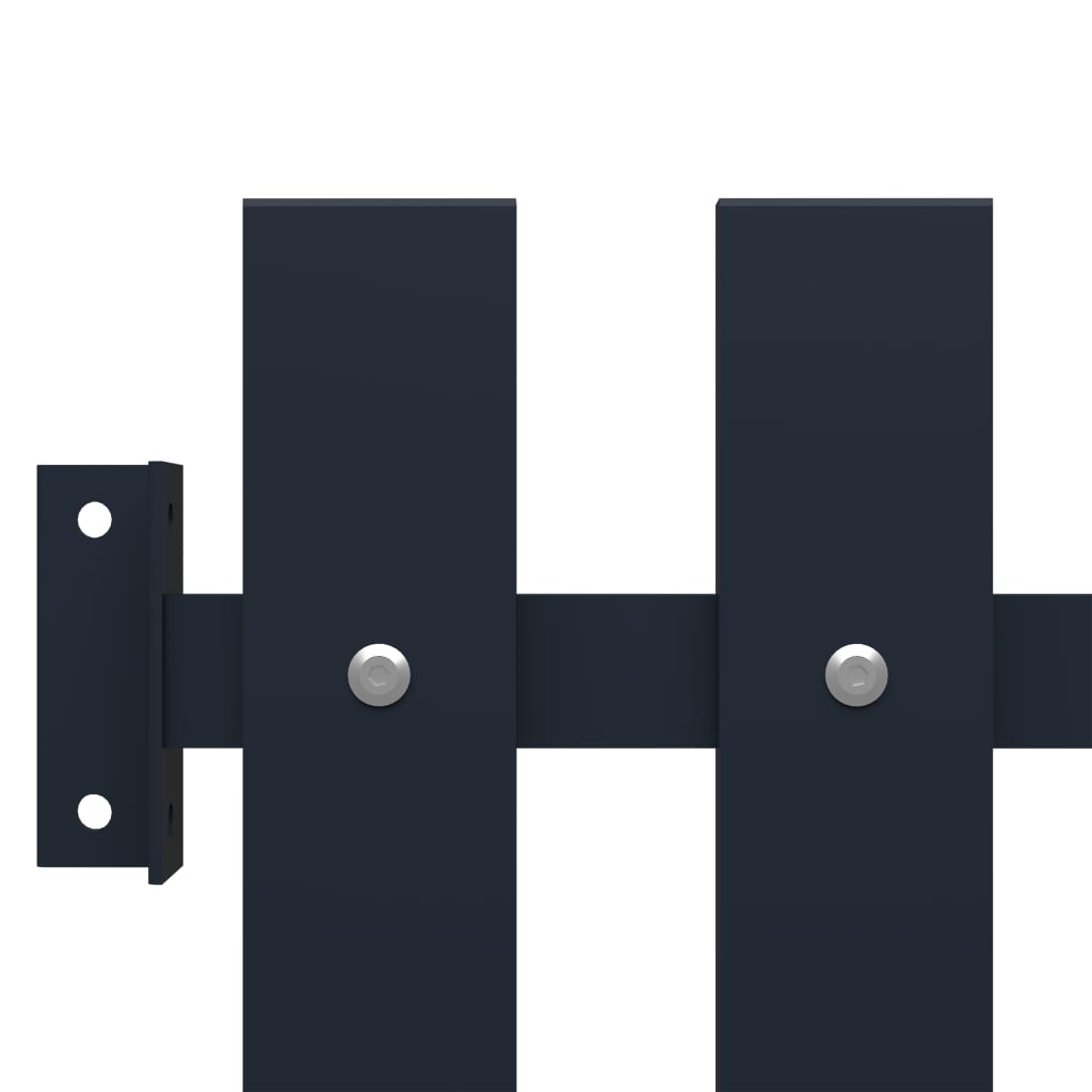 Ploča ograde 170.5x75 cm u prahu, čelični antracit sivi - 170,5 x 75 cm, 1 - number 3.