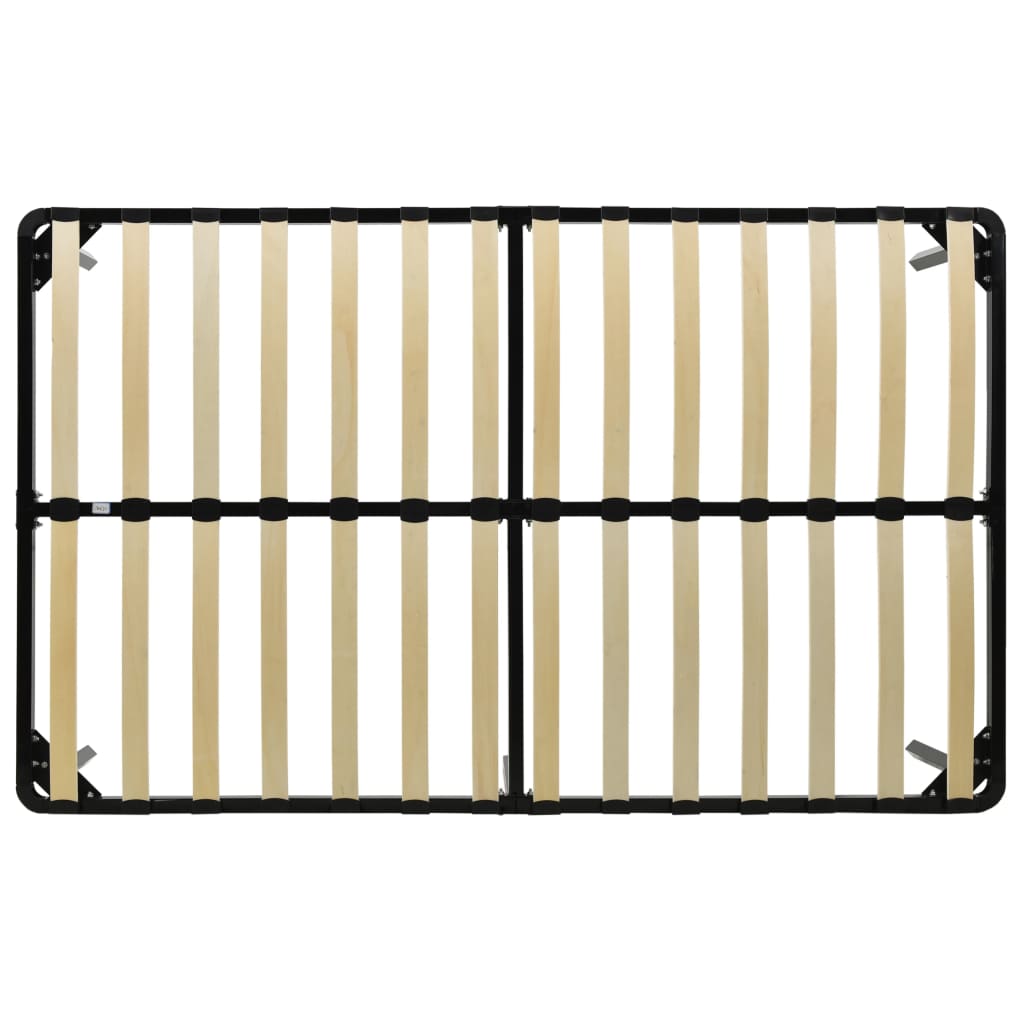 Rama łóżka 120x200 cm metalowa czarna - number 5.