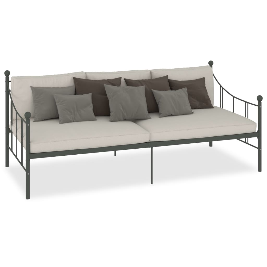 Ramme for daybed metall - grå, 90 x 200 cm - number 2.