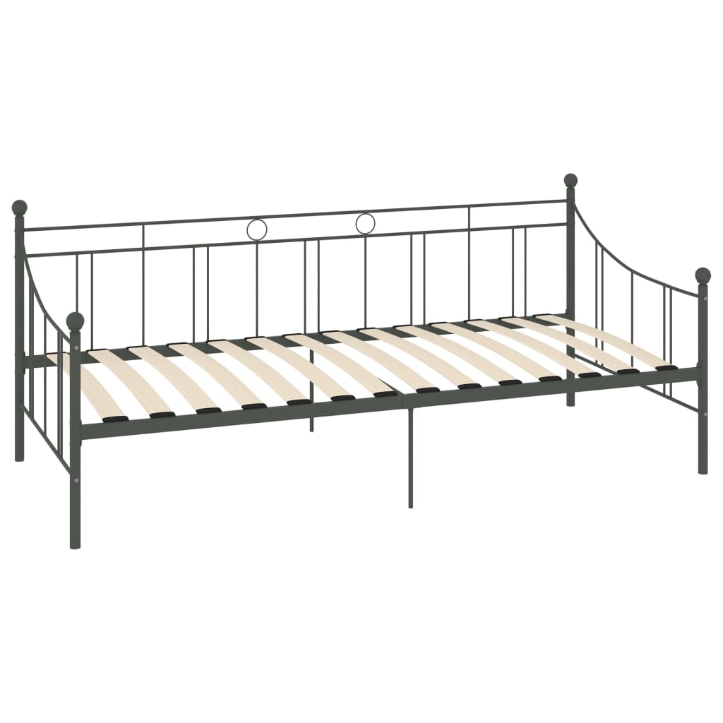 Ramme for daybed metall - grå, 90 x 200 cm - number 3.