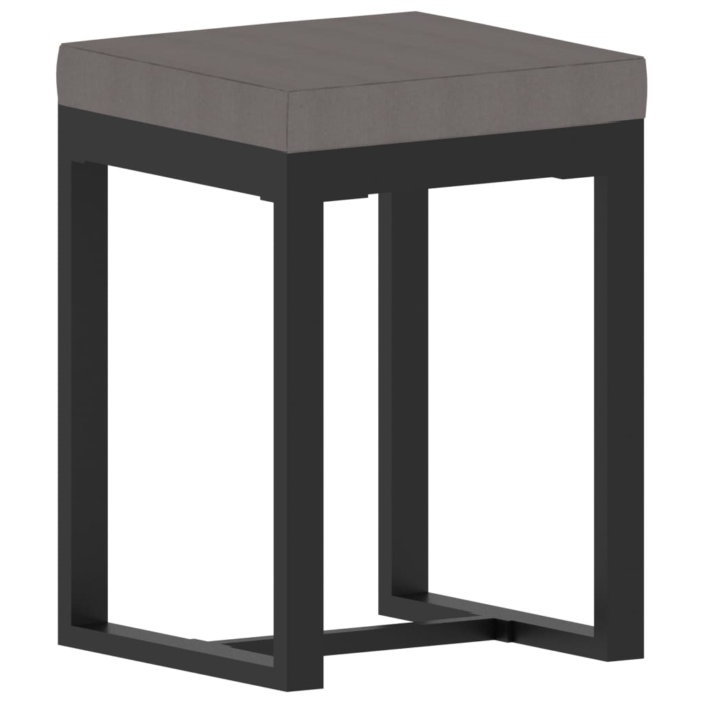 Hagesalongsett 8 deler med puter polyrattan antrasittgrå - number 11.