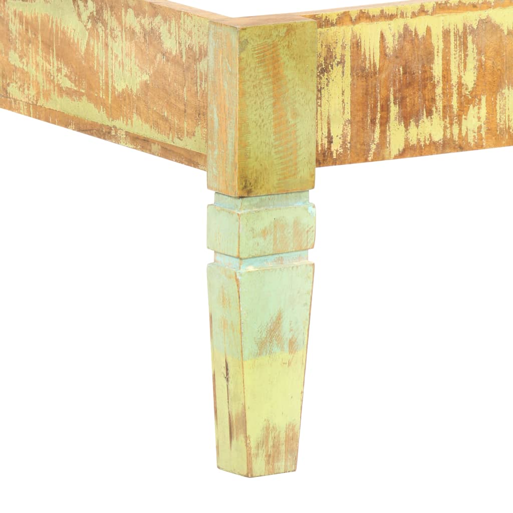 Sengeramme 120x200 cm massivt resirkulert tre - number 7.