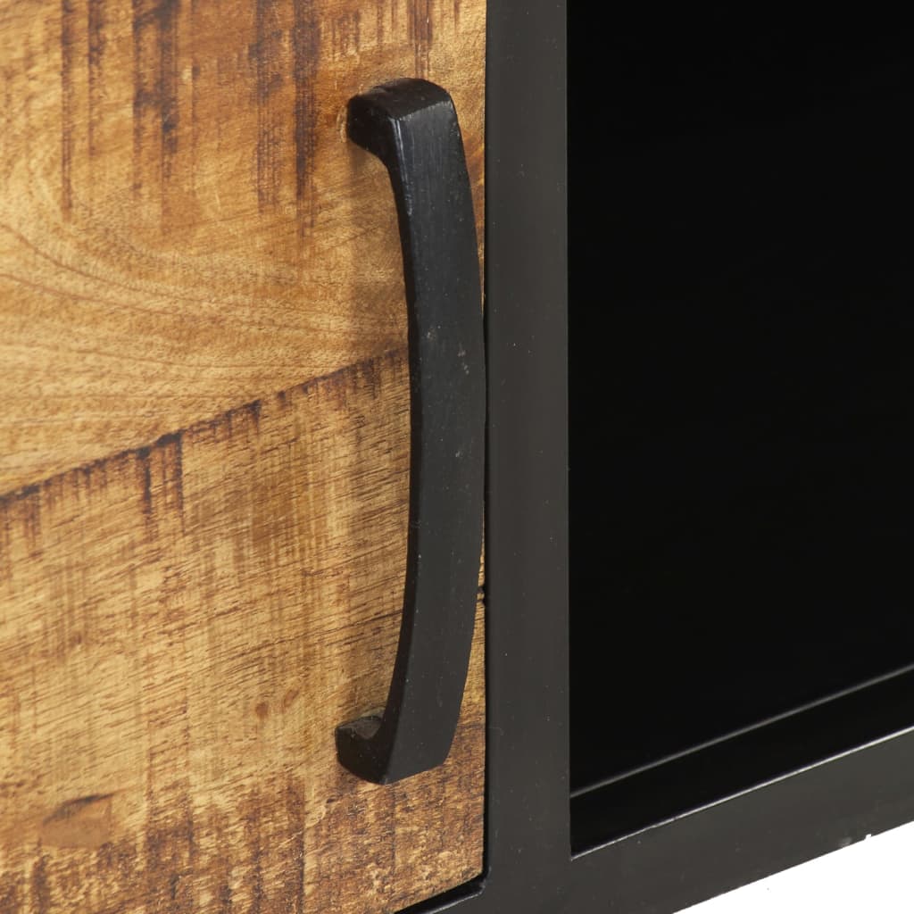 Stolik kawowy 105x50x35 cm surowe drewno mango - number 5.