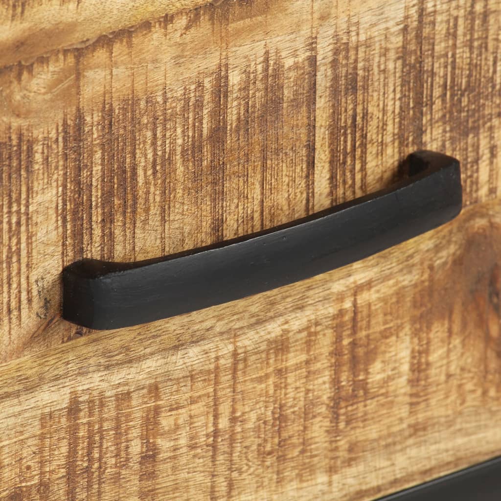 Stół konsolowy 110x35x75 cm drewno surowe mango - number 5.