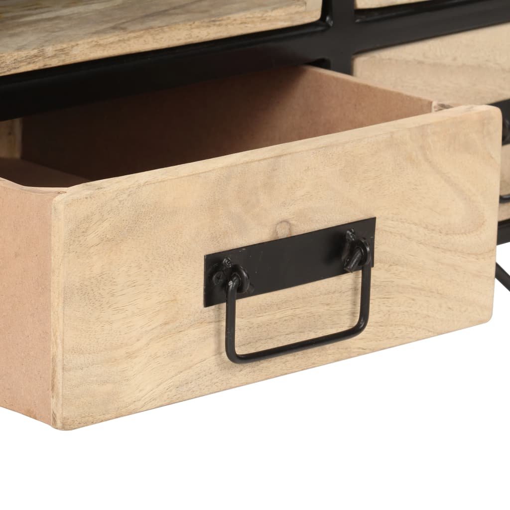 Stolik kawowy 100x50x40 cm lite drewno mango - number 6.