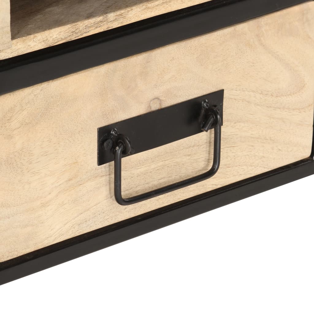 Stolik kawowy 100x50x40 cm lite drewno mango - number 5.