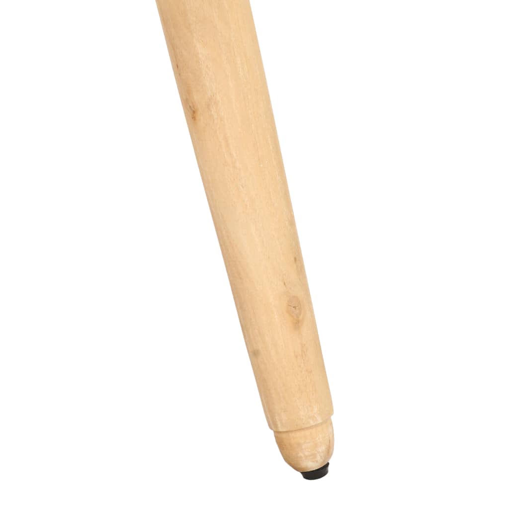 Barkrakker 2 stk. grovt mangotre og ekte skinn brun - ooo 2 - number 5.