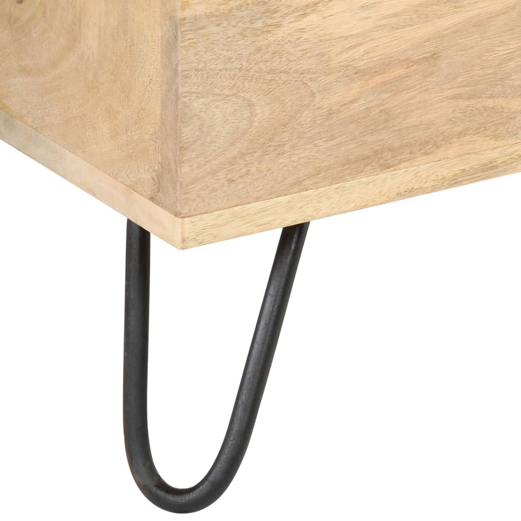 Škrinja za odlaganje 90x40x45 cm masivno drvo manga - number 7.