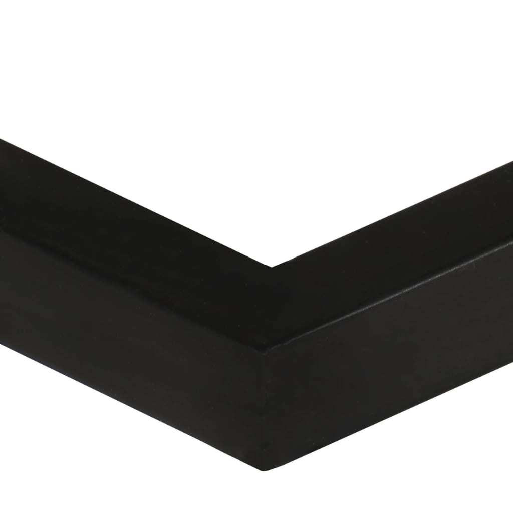 U-formet sidebord 45x30x61 cm massivt resirkulert tre - number 8.