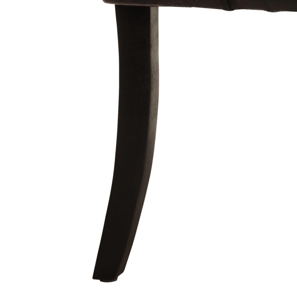 Spisestuestoler stk. ekte geiteskinn - svart, 2 - number 8.