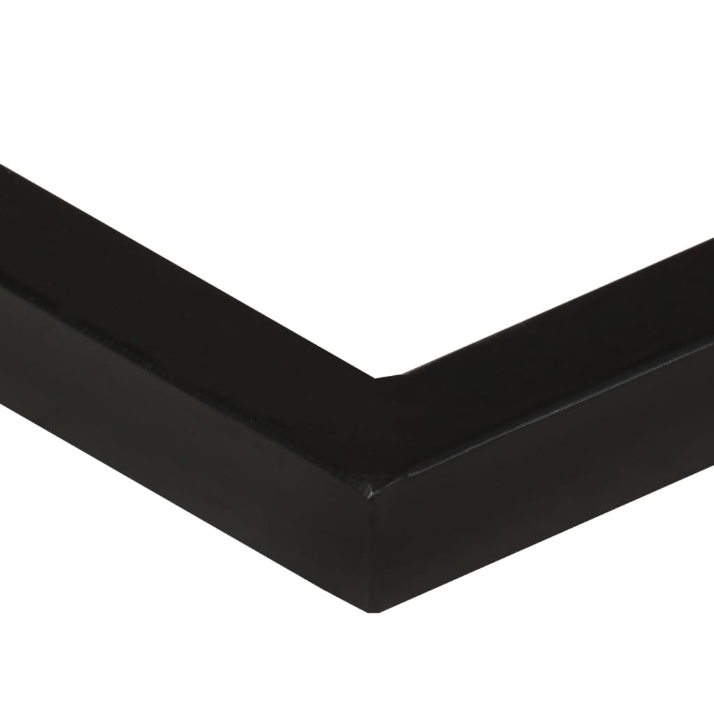 U-formet sidebord 45x30x61 cm massivt akacietræ - number 8.