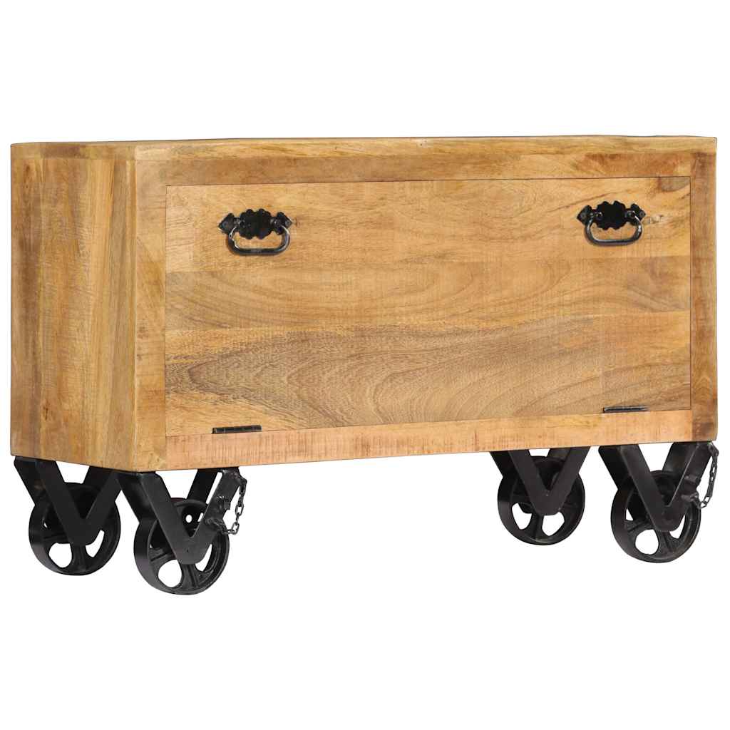 Ormarić za cipele od masivnog drveta manga 86 x 35 x 55 cm - number 12.