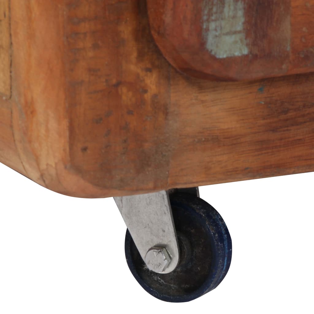 Skænk 150x43x86 cm massivt genbrugstræ - number 4.