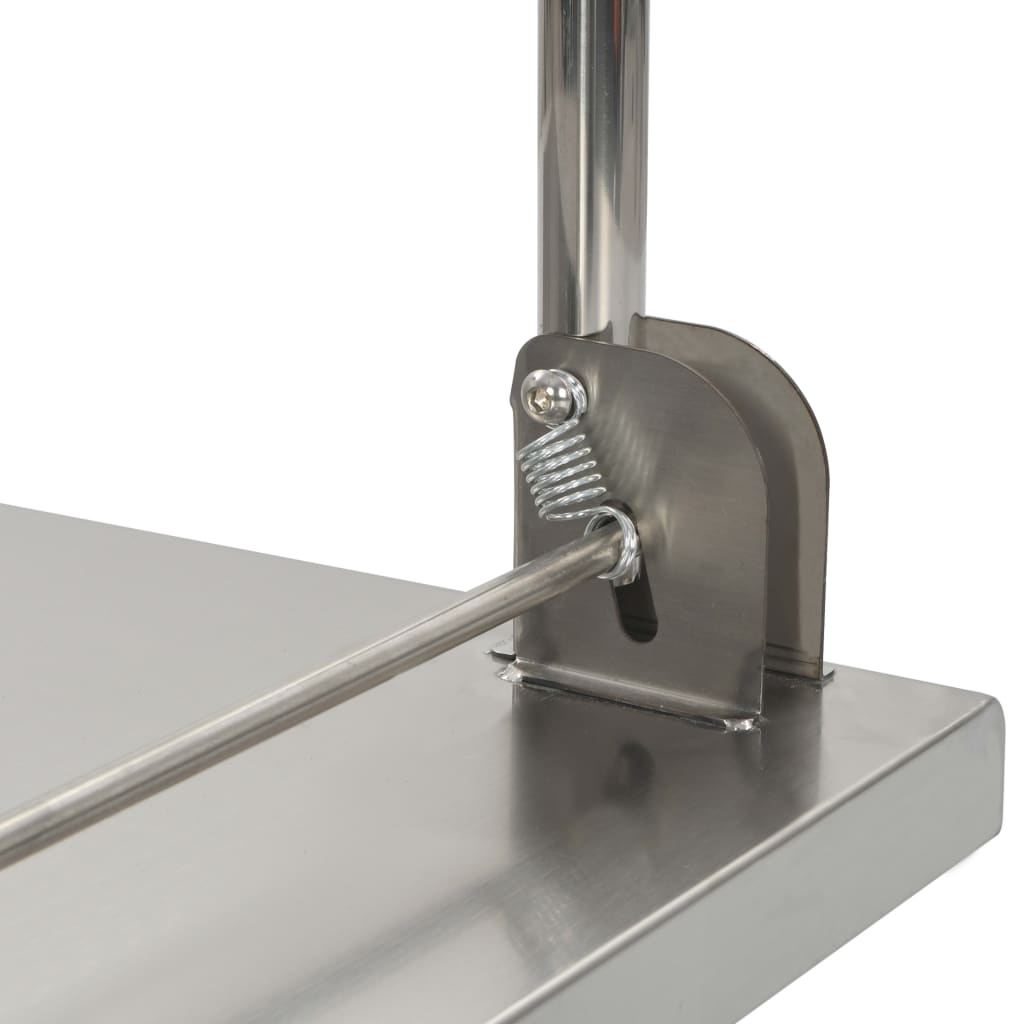 Transportvogn sølv 82 x 53 x 86 cm rustfrit stål - number 6.