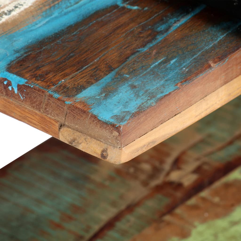 Tv cabinet 130x40x40 cm solid recycled wood - number 4.