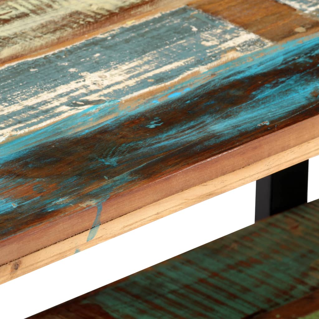 Tv cabinet 130x40x40 cm solid recycled wood - number 5.