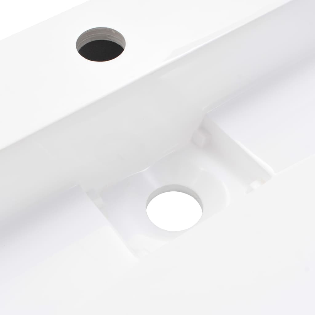 Tvättställ mineralgjut/marmorgjuten vit - 50 x 38 x 13 cm - number 7.