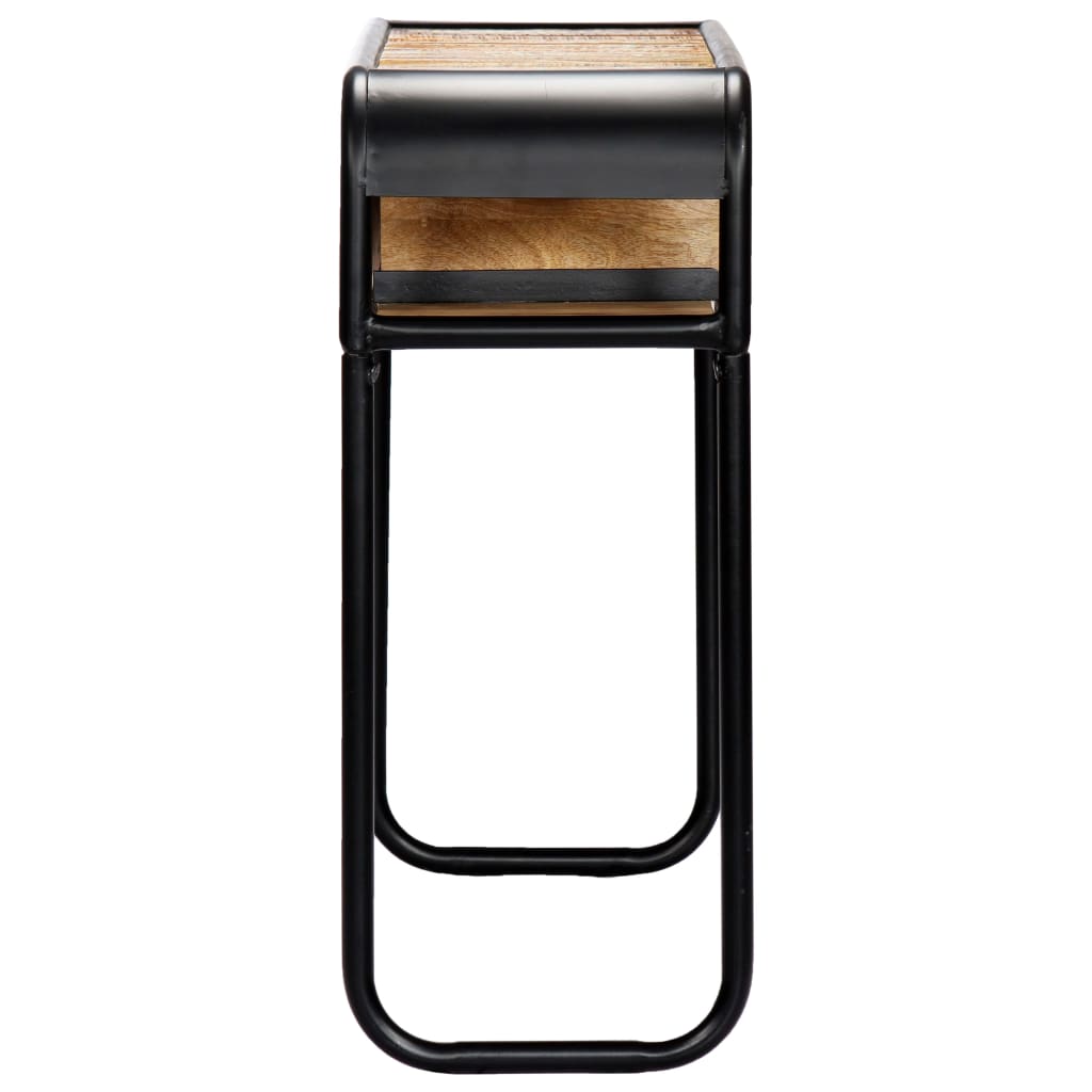 Konzolni stol 118x30x75 cm puno reciklirano drvo - number 4.