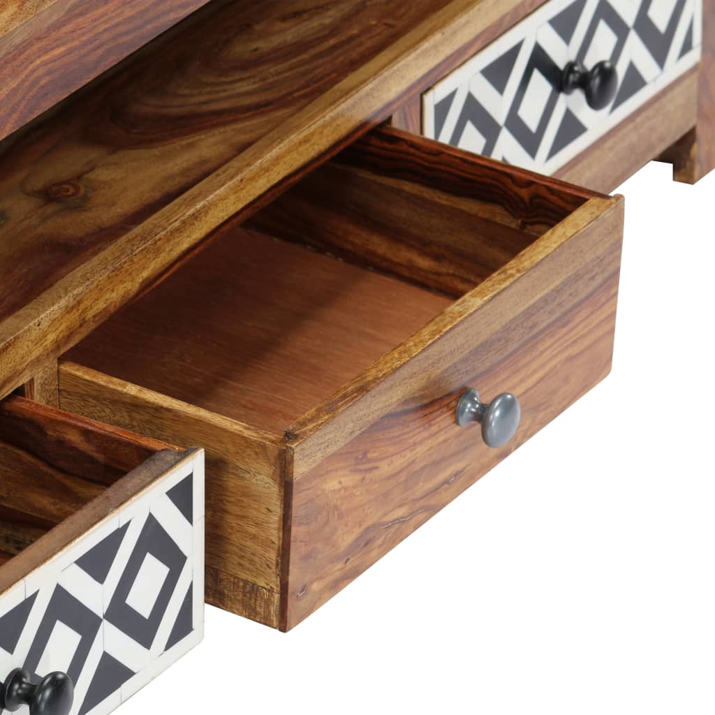 Tv-skab 120x30x40 cm massivt sheeshamtræ - number 6.