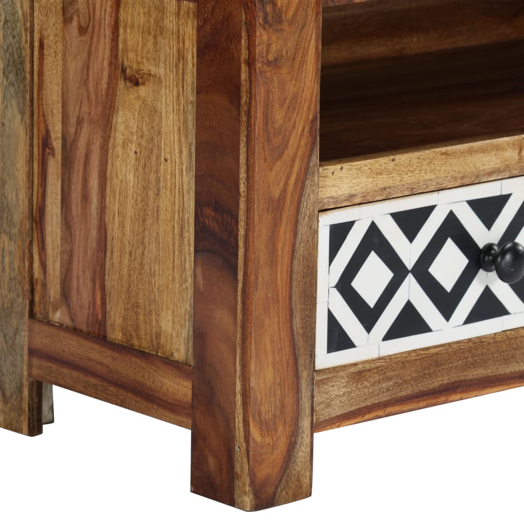 Tv-skab 120x30x40 cm massivt sheeshamtræ - number 9.