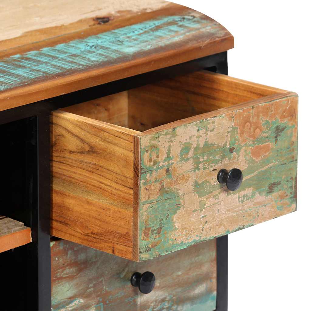 Tv-skab 120x30x45 cm massivt genbrugstræ - number 5.