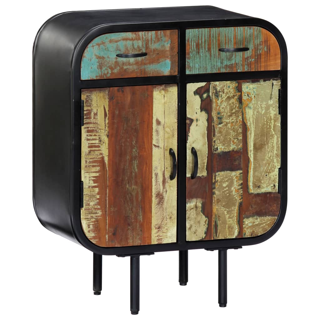 Sideboard 60x30x75 cm solid recycled wood - number 11.