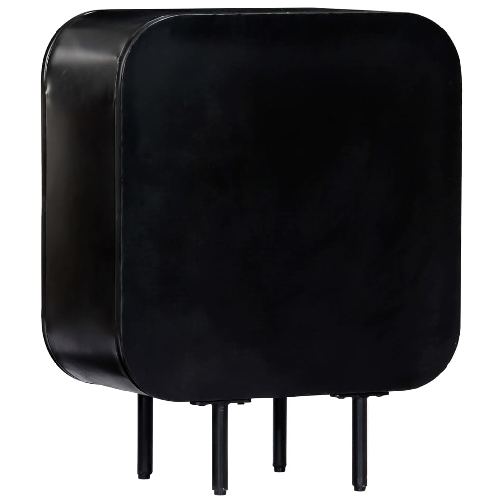 Sideboard 60x30x75 cm solid recycled wood - number 3.