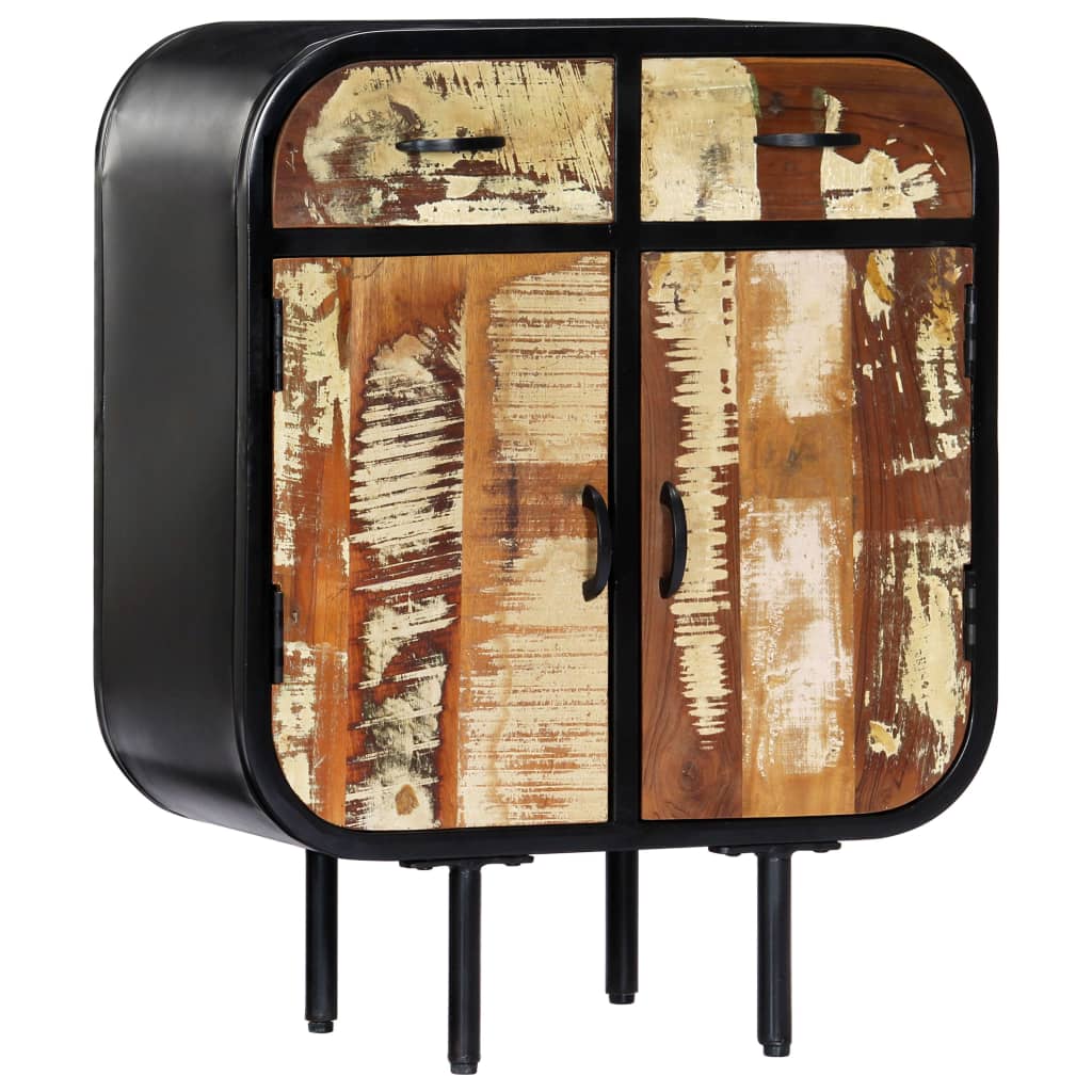 Sideboard 60x30x75 cm solid recycled wood - number 7.