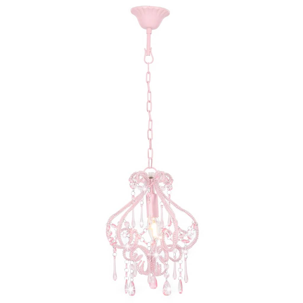 Plafonnier avec perles rondes e14 rose - rose, 1 - number 3.