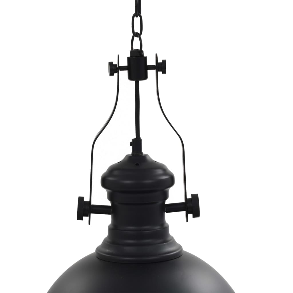 Ceiling lamp round e27 - black, 1 - number 4.